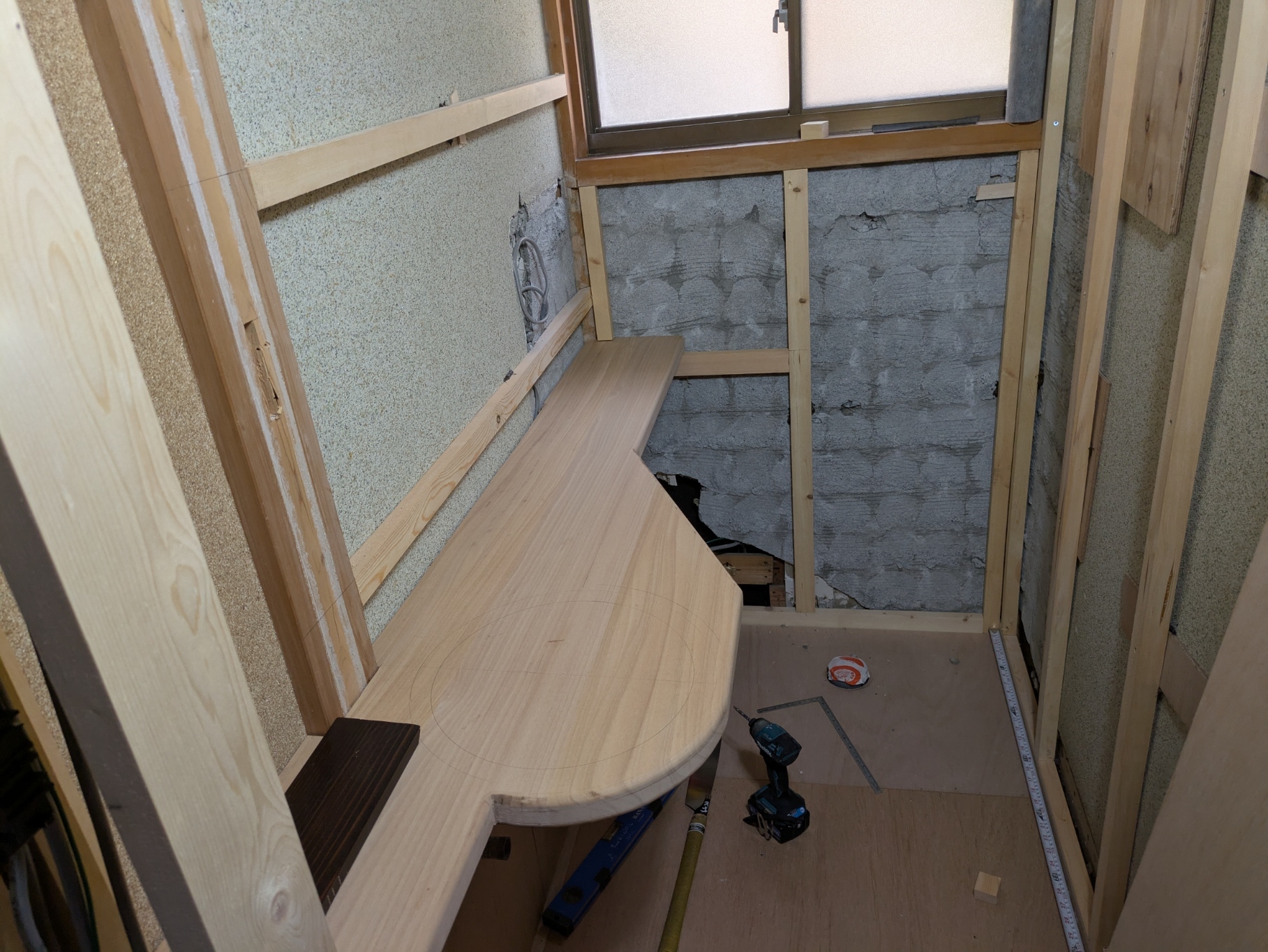 造作手洗いを備えたトイレリフォーム 三浦市K邸 施工写真3