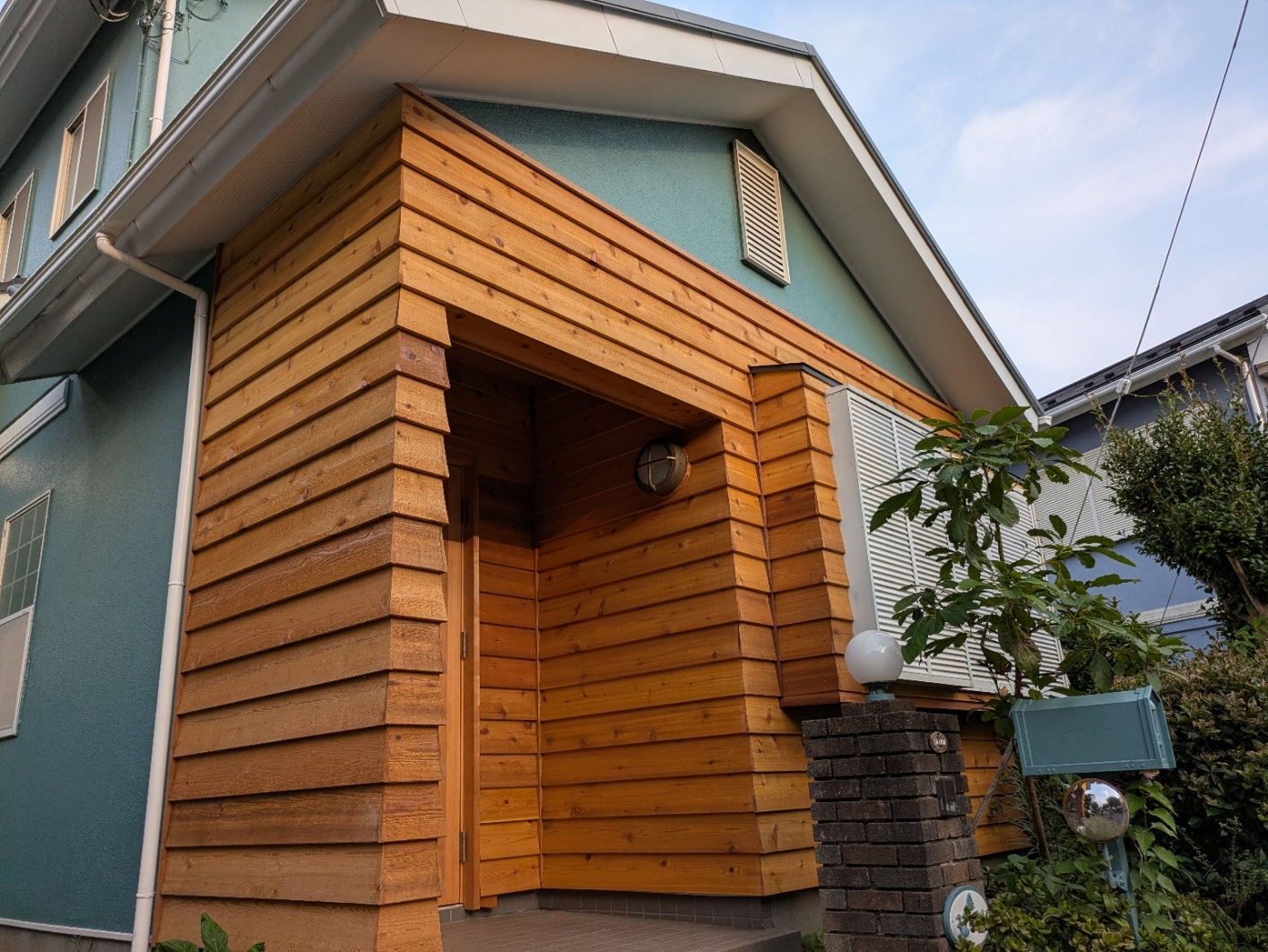 木の表情を生かした玄関まわりリフォーム 三浦市K邸 施工写真4